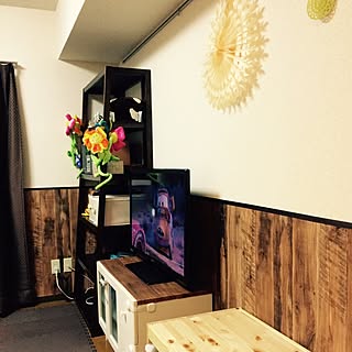 古材風 古材風壁紙のインテリア実例 Roomclip ルームクリップ