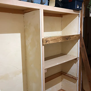 コート掛けDIY/収納を見直す/ハンドメイド♡/棚DIY/漆喰壁DIY...などのインテリア実例 - 2019-12-21 17:11:12