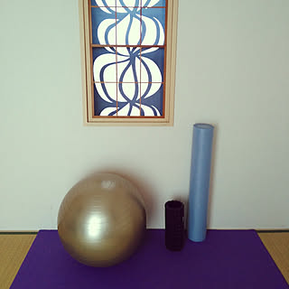 ベッド周り バランスボールのインテリア実例 Roomclip ルームクリップ