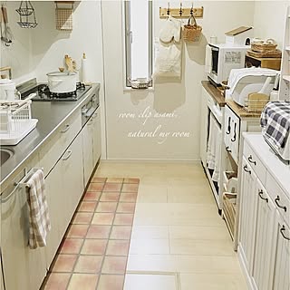 ナチュラル キッチンマットのインテリア実例 Roomclip ルームクリップ