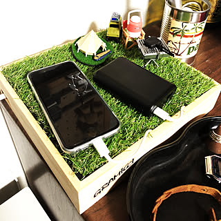 Diy 充電ステーションのインテリア 手作りの実例 Roomclip ルームクリップ