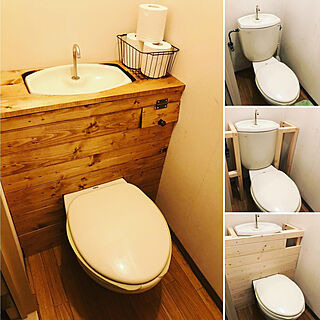 バス/トイレ/賃貸DIY/賃貸インテリア/ナチュラル/アンティーク...などのインテリア実例 - 2019-01-08 22:00:49