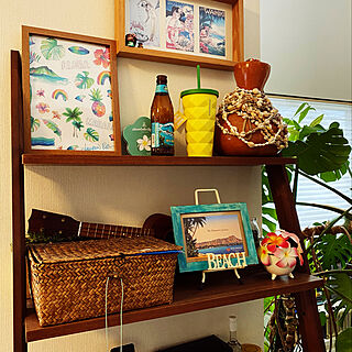 ハワイアン プルメリア造花のおしゃれなインテリア 部屋 家具の実例 Roomclip ルームクリップ
