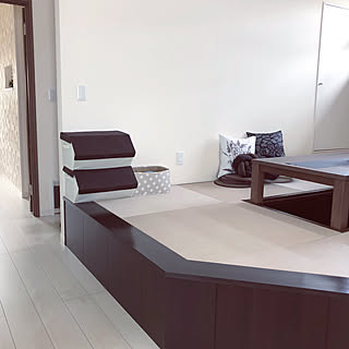 部屋全体/小上がり畳スペース/小上がり和室/和室ダイニング/畳ダイニング/ワンコベッド?...などのインテリア実例 - 2018-06-21 12:43:24