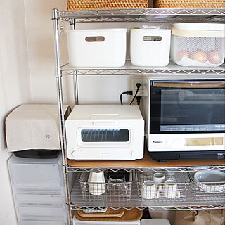 キッチン/バリュミューダ/トースター/スチールラック/収納...などのインテリア実例 - 2018-01-27 10:50:31