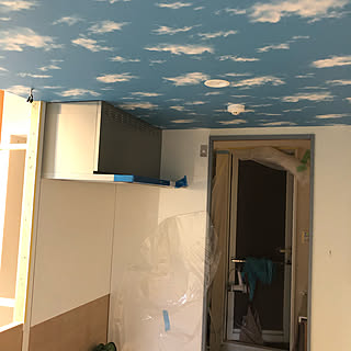 雲柄クロスのインテリア実例 Roomclip ルームクリップ