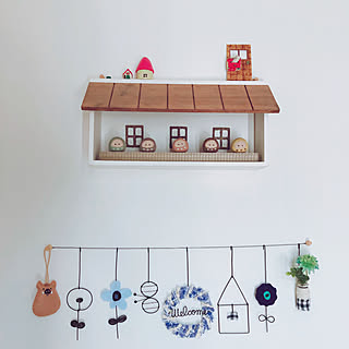 ほのぼのいのししさん⌄̈⃝/ガーランド/おうちモチーフ/mayutan.さんの作品♡/連投失礼しますヾ(´ε`;)ゝ…...などのインテリア実例 - 2019-07-28 16:21:31