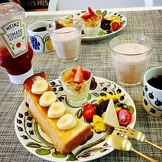 机/おうちごはん/朝ごはん。/北欧/イッタラ...などのインテリア実例 - 2015-04-09 08:11:07