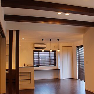 梁 柱のインテリア実例 Roomclip ルームクリップ