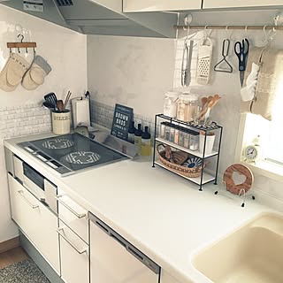 キッチン/ダイソー/100均/3coins /Can★Do...などのインテリア実例 - 2016-08-18 12:55:08