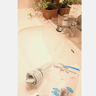 バス/トイレ/ヘアピンが出てくる/窓パッキンの汚れはどうしてますか?/水切りストッキングネット/排水フィルター...などのインテリア実例 - 2018-11-26 15:22:24