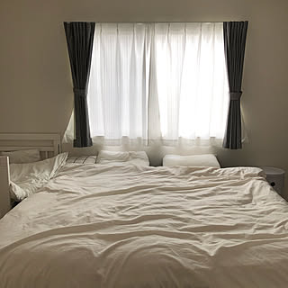 ベッド周り/クッション/コンポニビリ/シンプル/モノトーン...などのインテリア実例 - 2019-04-15 17:18:26