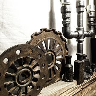 スチームパンク 歯車のインテリア実例 Roomclip ルームクリップ
