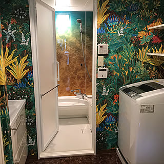 バス/トイレ/アートウォールプラス/ノーリツおそうじ浴槽/カラフル/カラフルな部屋...などのインテリア実例 - 2018-09-02 08:01:52