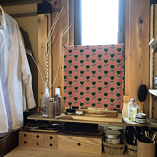 メイクコーナー/ドレッサー DIY/一人暮らし/至極の賃貸✨/無印良品...などのインテリア実例 - 2020-01-23 12:54:39