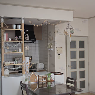 部屋全体/ディアウォール/ソストレーネグレーネ/kotori ちゃんのワイヤー教会♡/kurinekosanの作品...などのインテリア実例 - 2019-02-15 14:14:20