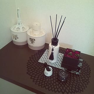 玄関/入り口/Franc Franc/チルウィッチ/ディフューザー/エッフェル塔オブジェ/エッフェル塔はパリ土産...などのインテリア実例 - 2014-09-02 18:27:02