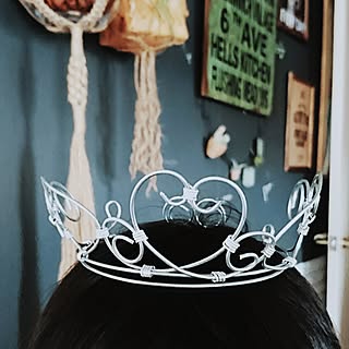 ワイヤークラフト ティアラのおしゃれなアレンジ 飾り方のインテリア実例 Roomclip ルームクリップ