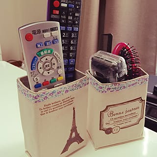 リモコン収納 空き箱リメイクのインテリア実例 Roomclip ルームクリップ