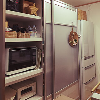 ヘルシオオーブンレンジ 松田家具 食器棚 シスラーのインテリア実例 Roomclip ルームクリップ
