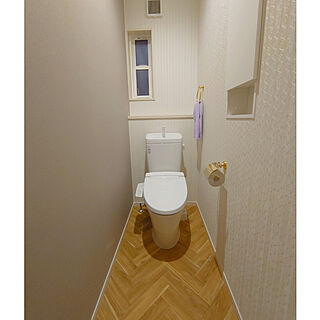 トイレ 埋め込み収納のインテリア実例 Roomclip ルームクリップ