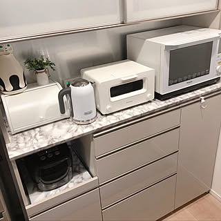 マンション暮らし/DIY/ニトリ/山崎実業 tower/バルミューダ トースター...などのインテリア実例 - 2020-02-24 23:29:53