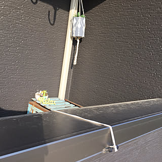 アパートのベランダ/オーニング用金具/ステンレス取り付け部材/リメイク/賃貸でも楽しく♪/賃貸 ベランダ...などのインテリア実例 - 2019-04-21 16:34:25