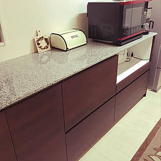 キッチン/作業スペース確保♡/いいね!&フォローとっても嬉しいです♡/きっちん らぶ +..・*♡/御影石...などのインテリア実例 - 2018-05-21 22:27:36