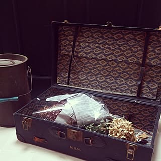 部屋全体/トランク/戦利品/GGM/gogreenmarket/ドライフラワー...などのインテリア実例 - 2014-11-10 19:31:05