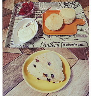 グレーテルのかまど/スコーン手作り/スコーン焼きました/スコーン2種類/クロテッドクリームのインテリア実例 - 2019-05-21 21:25:42