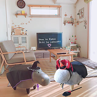 woodstockちゃんとの企み(笑)/ウサオがmango家にやって来たー✨笑/合成写真バンザイ(笑)/瞬間移動(笑)/ウサオ&カバオ初コラボ✨笑...などのインテリア実例 - 2019-09-26 12:55:07