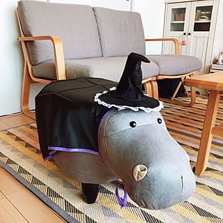暇人の投稿…/魔女っ子カバオ✩.*˚笑/ハロウィン/コメントお気遣いなく◡̈ *₊♡/minneやってます♩*...などのインテリア実例 - 2019-09-14 16:44:55