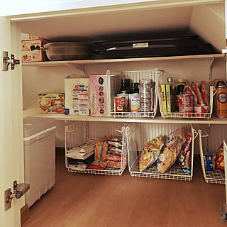 食品収納庫/パントリー収納/●●の中/10000人の暮らし/階段下収納のインテリア実例 - 2018-01-28 11:41:15