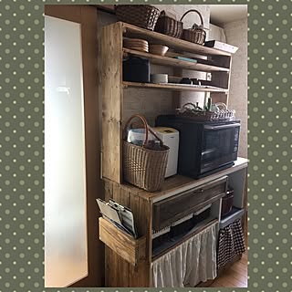 棚/アンティークワックス/大物DIY/1×4/板壁...などのインテリア実例 - 2017-03-08 15:15:22