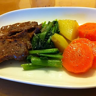 リビング/食器/ダイニングテーブル/朝ごはんのインテリア実例 - 2012-06-18 08:38:29