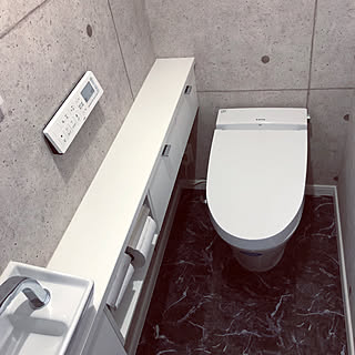 トイレ コンクリート壁紙のインテリア実例 Roomclip ルームクリップ トイレ コンクリート壁紙のインテリア実例 Roomclip ルームクリップ