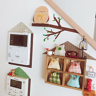 壁/天井/kotoriさんの作品♡/Ru.emiちゃんありがとう♬︎♡/Ru.emiちゃんの作品♡/シマエナガちゃんが来てくれました♡...などのインテリア実例 - 2019-02-04 13:23:17