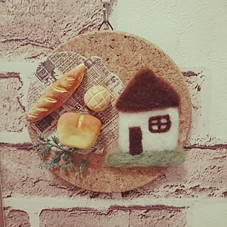 壁/天井/ハンドメイド/フェイクパン/コルクマット/どーでしょー(*/ω\*)...などのインテリア実例 - 2017-03-09 07:29:09