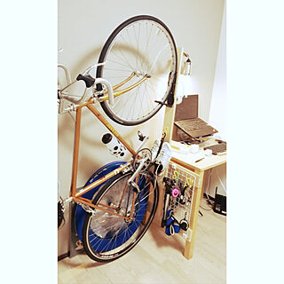 IKEA 自転車壁掛けのインテリア実例 ｜ RoomClip（ルームクリップ）