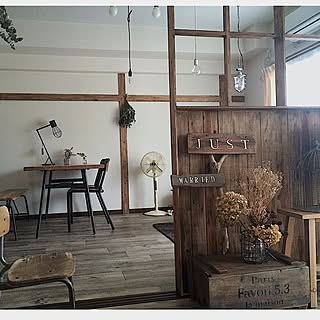 ナチュラル パーテーションdiyのインテリア 手作りの実例 Roomclip ルームクリップ