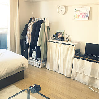 オタク部屋 6畳1kのおしゃれなインテリア 部屋 家具の実例 Roomclip ルームクリップ