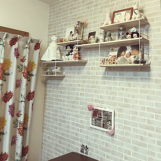 壁 天井 ウォールステッカー ディズニーのインテリア実例 Roomclip ルームクリップ