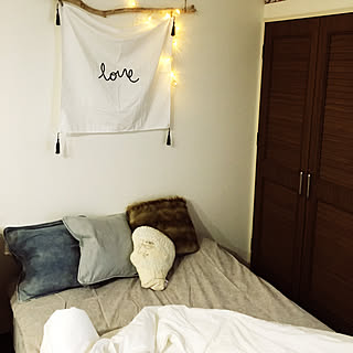 ベッド周り/RoomClipドラマ化/フォロワーの皆様に感謝です♫/見てくれてありがとう♡/一人暮らし/ワンルーム...などのインテリア実例 - 2018-09-22 17:44:33