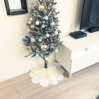 クリスマスツリー スノースプレーのインテリア実例 Roomclip ルームクリップ