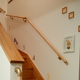 手すり 手すりdiyのインテリア 手作りの実例 Roomclip ルームクリップ