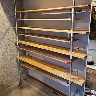 男前 水道管のおしゃれなインテリア 部屋 家具の実例 Roomclip ルームクリップ