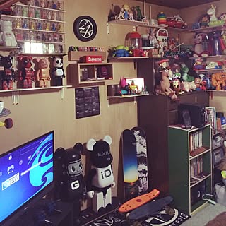 ベアブリック1000 ベアブリック400 のインテリア実例 Roomclip ルームクリップ