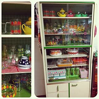 部屋全体/昭和レトロ/昭和レトロ部に憧れる/レトロ棚/古道具...などのインテリア実例 - 2016-08-09 17:56:11