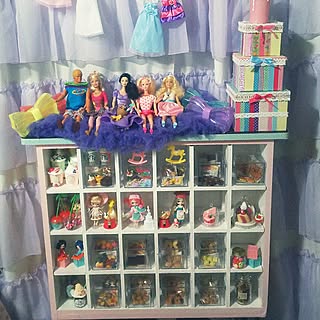 棚/築50年以上/いいねコメありがとう(〃∇〃)/ありがとう♡/バービーとケン...などのインテリア実例 - 2016-12-11 00:23:04