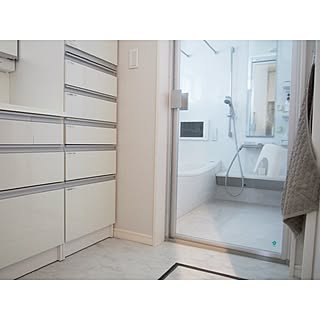 浴室ドアは透明のインテリア実例 Roomclip ルームクリップ